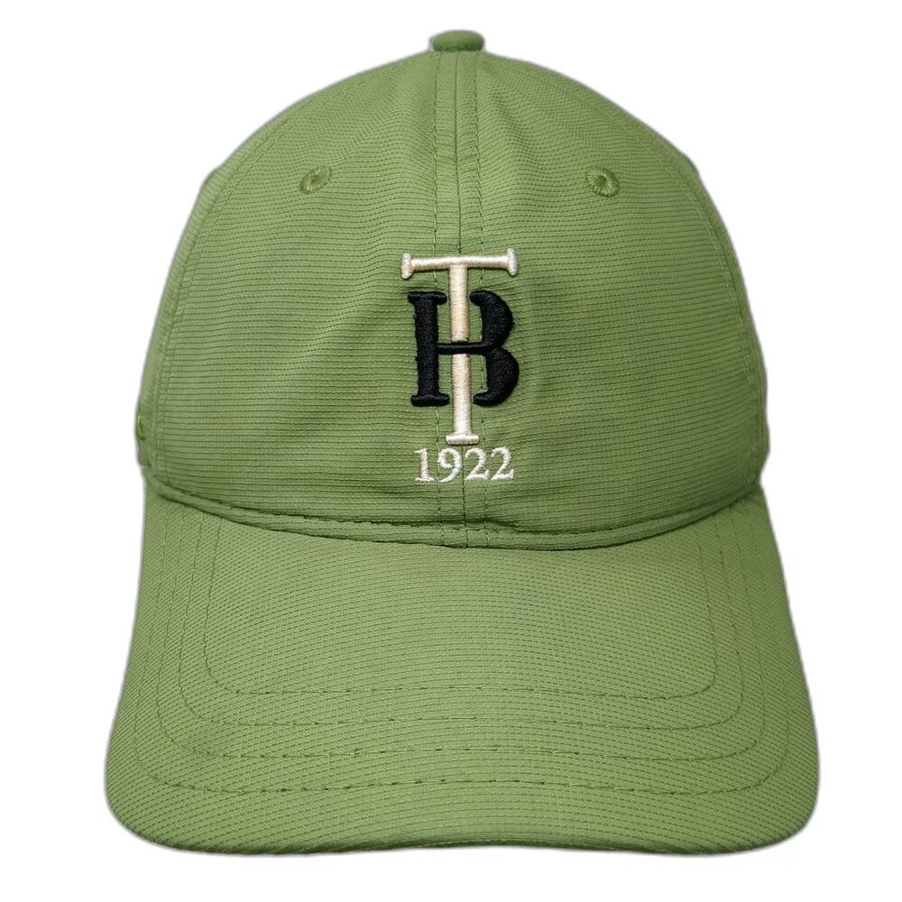 Pukka Headwear Baseball Cap Green One Size Strapback TB 1922 Logo Polyester Hat